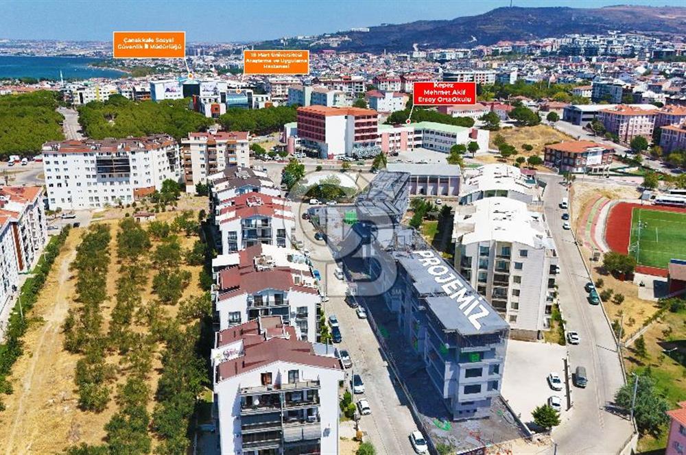 çanakkale merkez kepez'de nivora projesinde satılık 3+1 115m² net daire