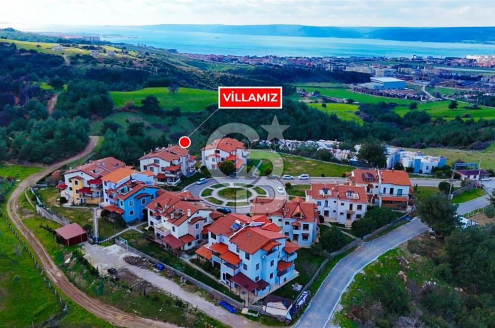 ÇANAKKALE MERKEZ BOĞAZ MANZARALI SATILIK 6+3 FORLEKS VİLLA