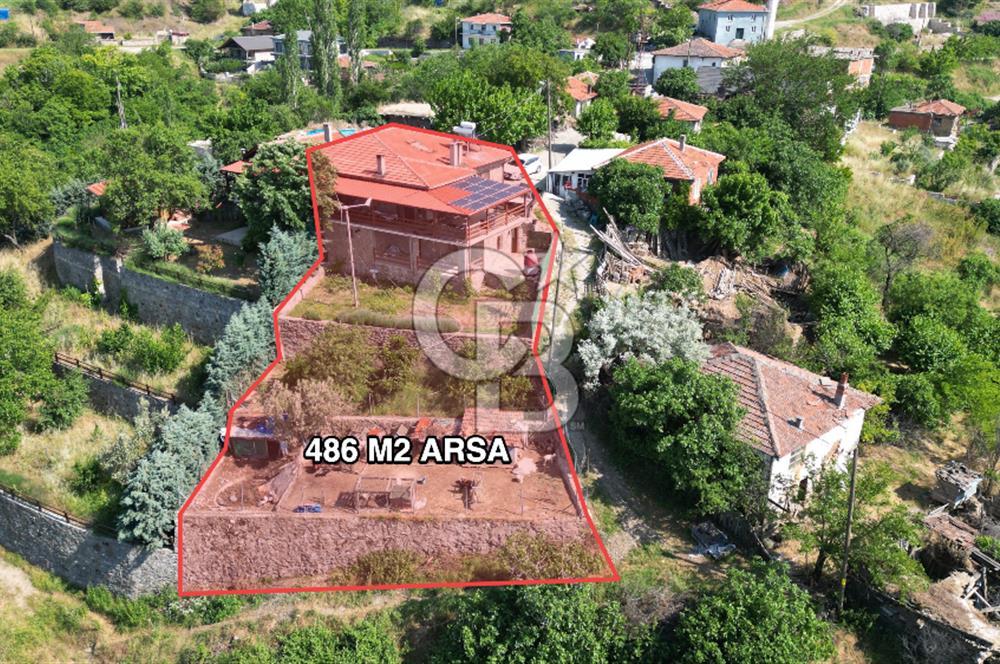 ÇANAKKALE TOLUKLAR KÖYÜ, KAZ DAĞLARI YAMACINDA SATILIK TAŞ EV