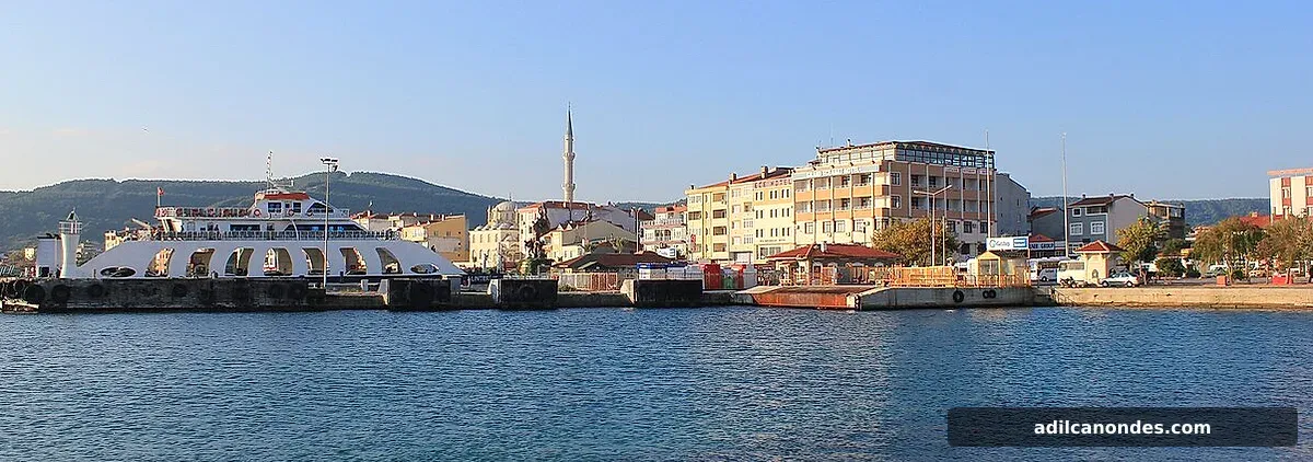Eceabat sahil akşam